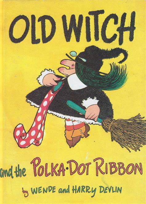 Old witch and the polka dot ribbon